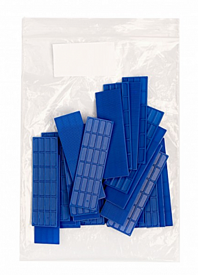 Montageunterlage für die Fensterbank, Stärke 2 mm, (Mass 2 x 32 x 100mm)