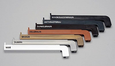 Seitenkunststoffkappen für Außenfensterbänke, Preis für ein Paar Kappen