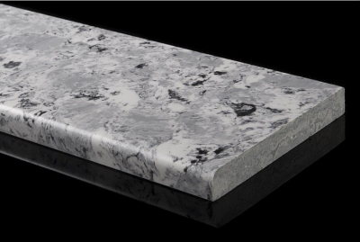 35M - SCHWARZ-WEIß-GRAU MARMOR