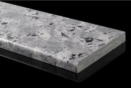 35M - SCHWARZ-WEIß-GRAU MARMOR