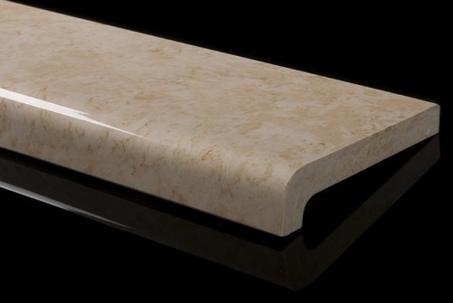 317 - SANFT BRAUN MARMOR GLÄNZEND