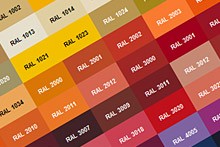 Die Farben nach der RAL Farbskala